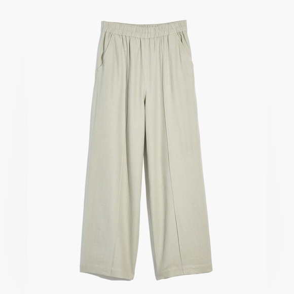 Madewell Pants - Madewell Breezewoven Pull-On High-Rise Straight Pants